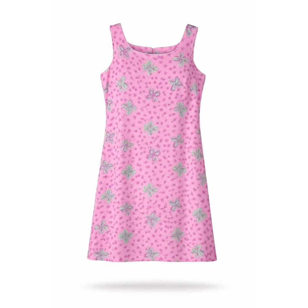 Lilly Pulitzer Pink Gossip Floral Butterfly Shift Dress Preppy Size‎ 10 Petite